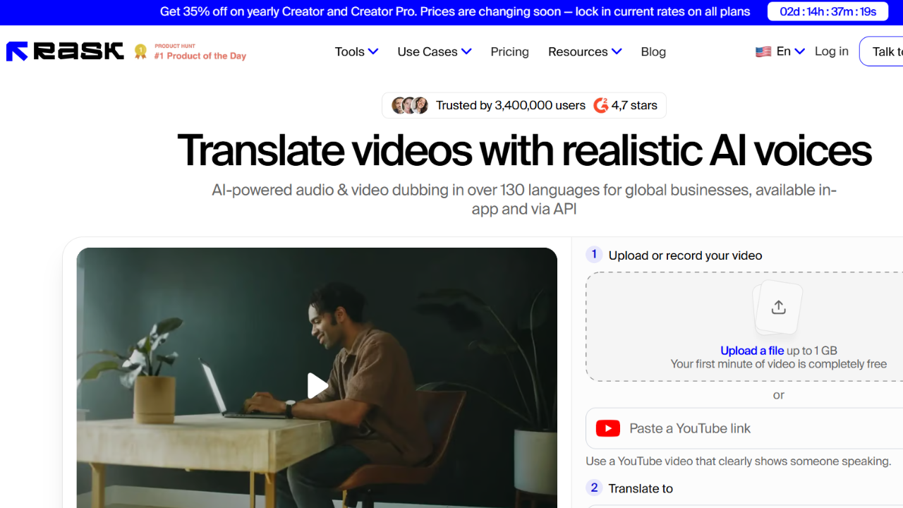 Rask AI: Intelligent Video Translation and Voice Cloning